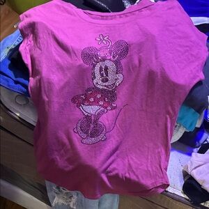 Disney Women’s  Fuchsia Minnie Mouse Tee